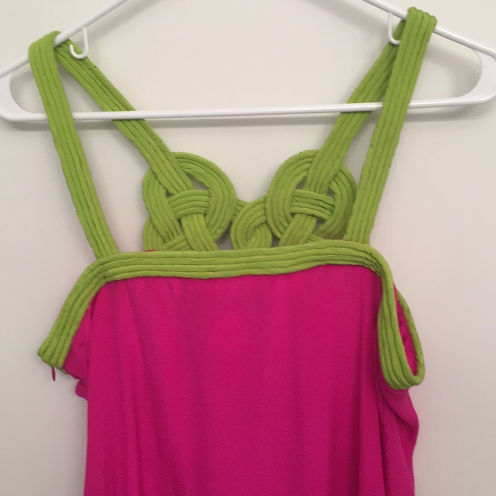 Hot pink Tang Gretchen Scott Design dress - Picture 4 of 4